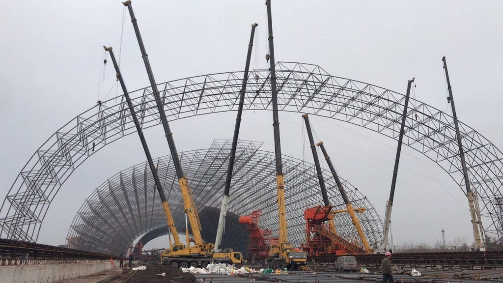 濰坊特鋼集團有限公司煉鐵廠新建遮蔽式廠房工程（建筑面積：120000m2）